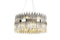 80CM Chandelier Nickel and Silver